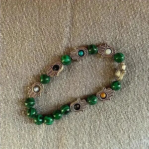 Yoga Hamsa Bead Bracelet​​​